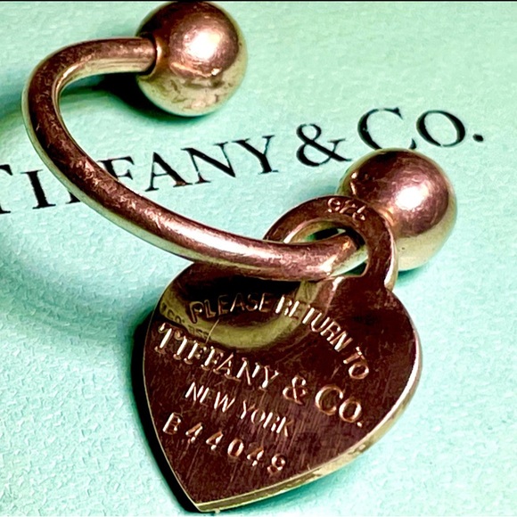 Tiffany Co. keychain silver 925. Please Return To Tiffany - Picture 3 of 5